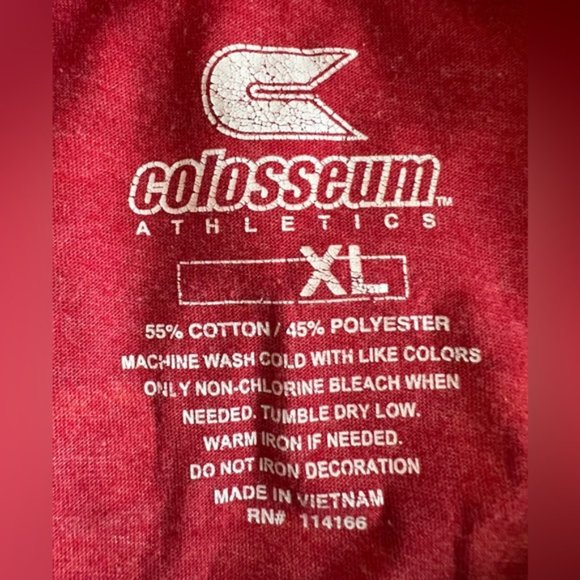 IOWA STATE long sleeve T-shirt men’s size XL womens 2X Red - Picture 3 of 4